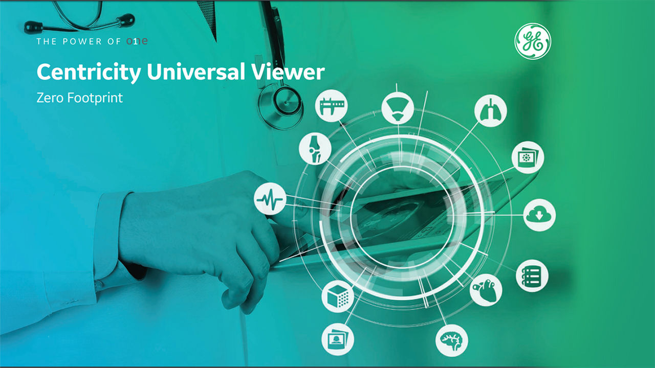 Centricity Universal Viewer Zero Footprint – Broschüre
