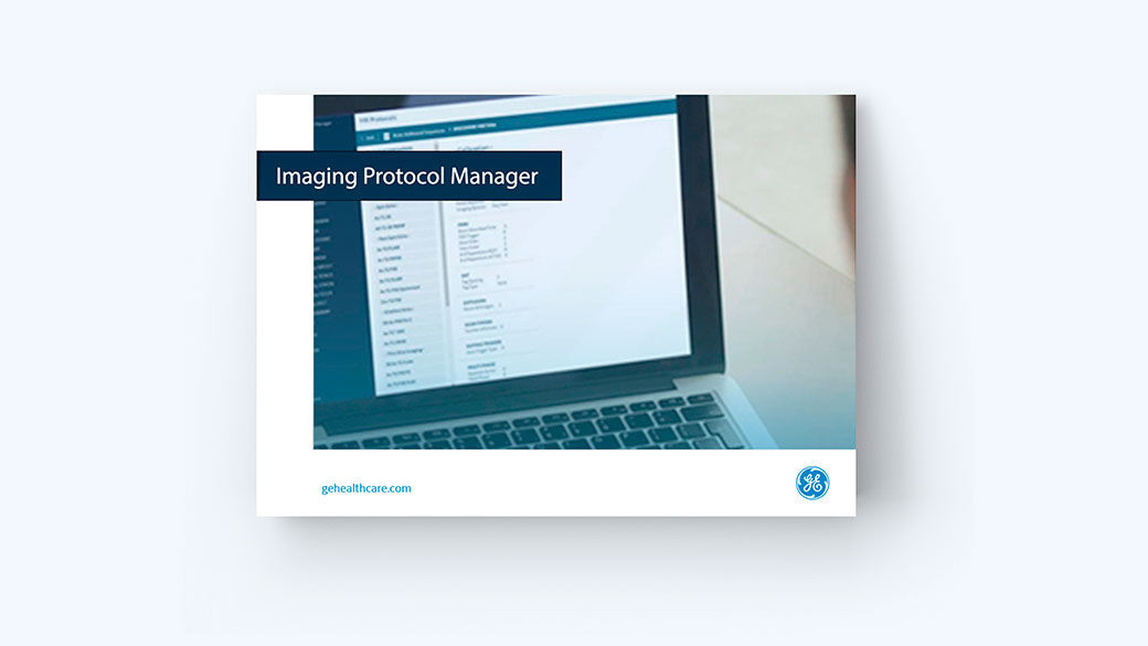 Computer showing Imaging Protocol Manager