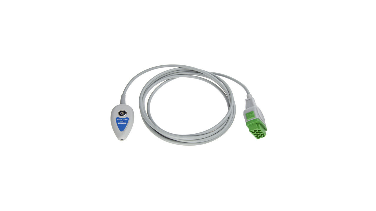 <p>Fetal Spiral Electrode Cable, Rectangular connector,<br>
1/pack</p>
