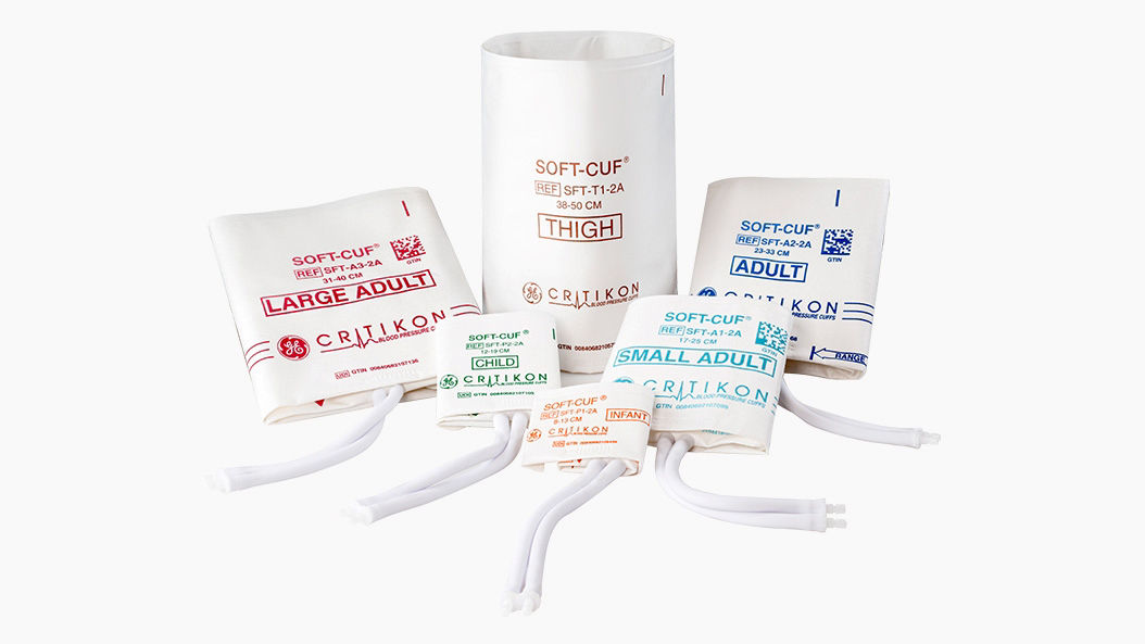 Blood pressure cuffs in various sizes.
