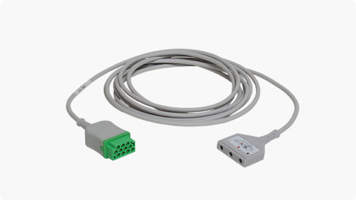 <p>ECG Trunk Cable, DIN 3 Lead</p>
