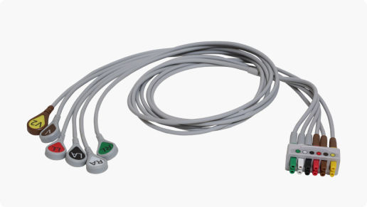 <p>ECG Leadwire Set, 6 Lead, Snap</p>

