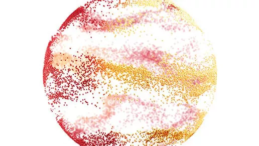 Image of an artistically drawn circle.