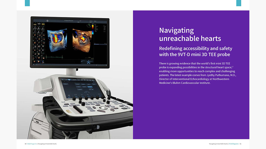 Article cover with an ultrasound machine.