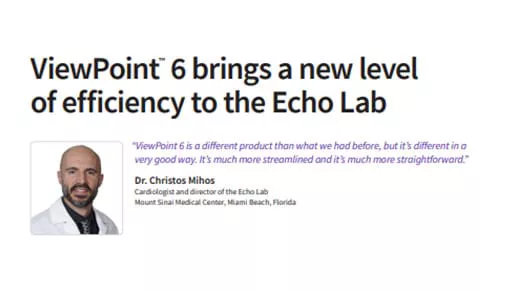 Article preview for View Point 6 bring a new level of efficiency to Echo Lab.