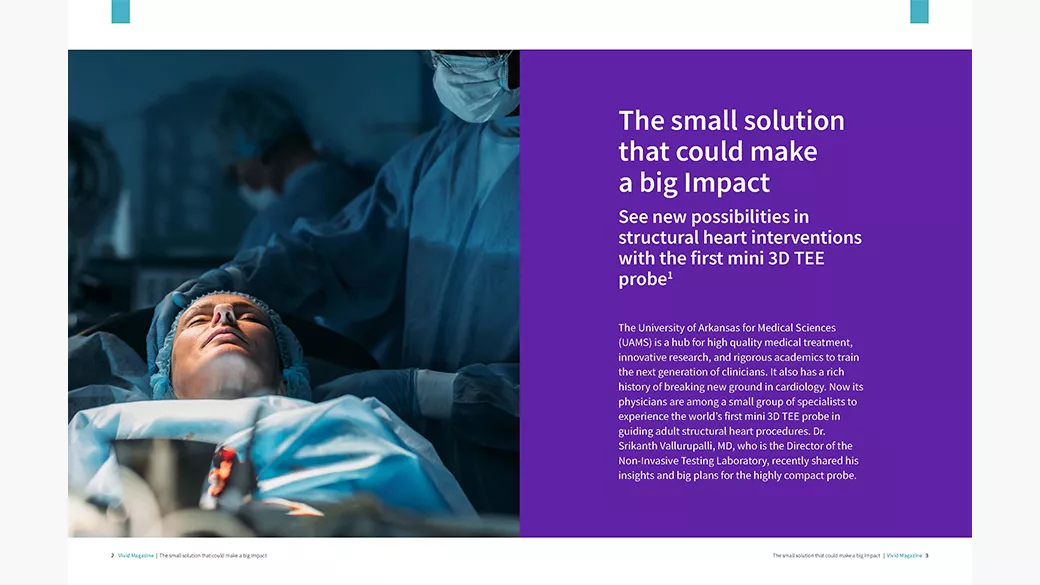 Article cover with a patient in an O.R.