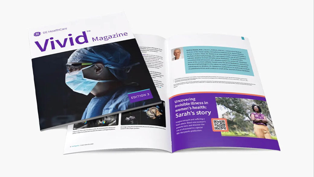 Vivid featured in a magazine.