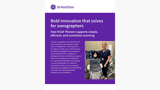 Front page of a Innovation in Ultrasound White Paper.