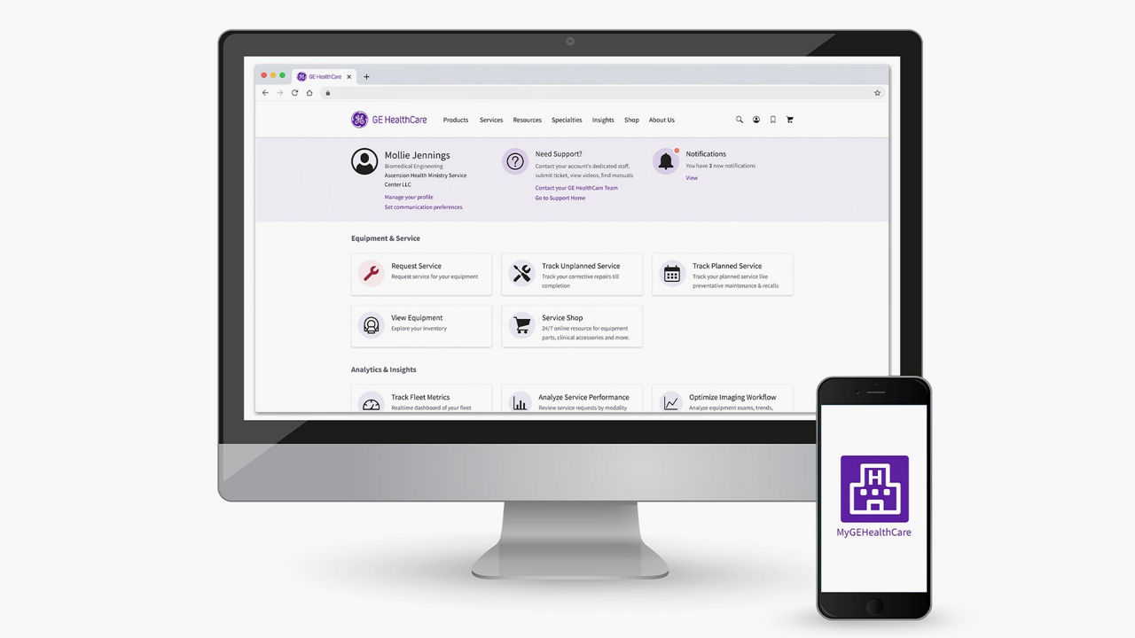 <p>MyGEHealthCare</p>
