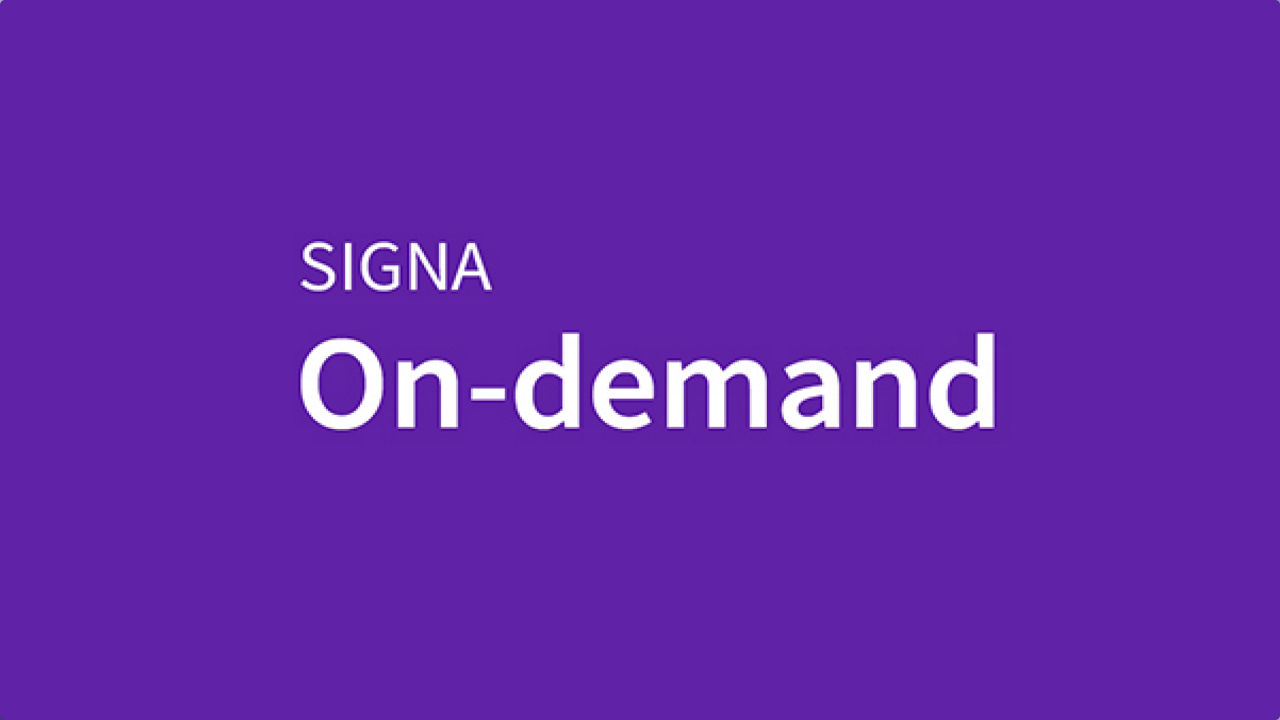 SIGNA On-Demand image.