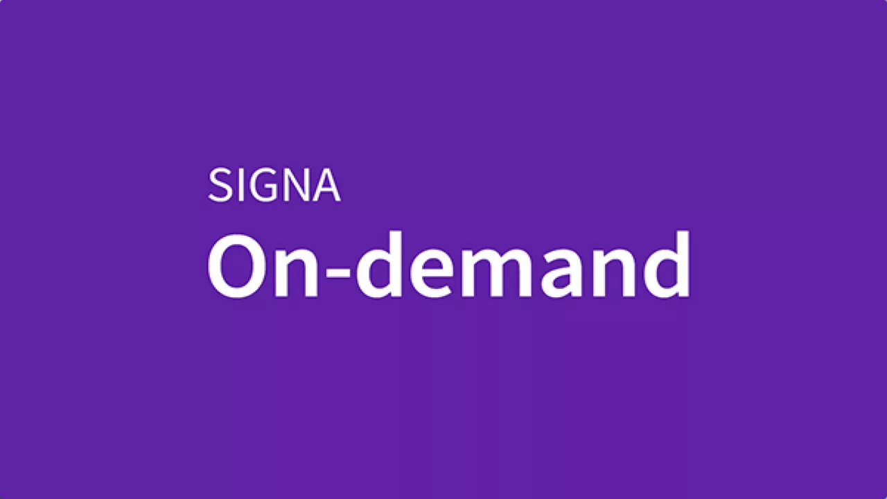 SIGNA On-Demand image.