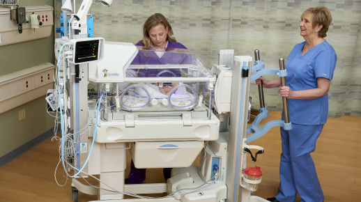 infant care technology in use by clinicians