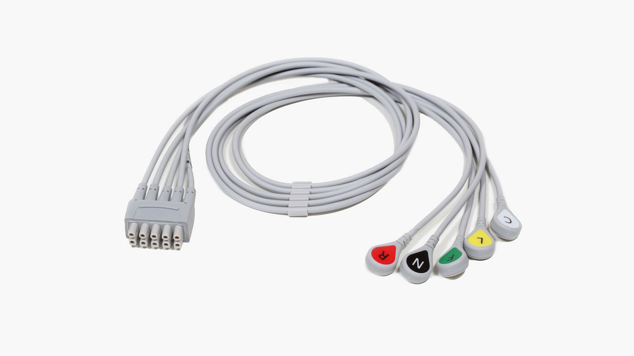 ECG cables and lead wires.