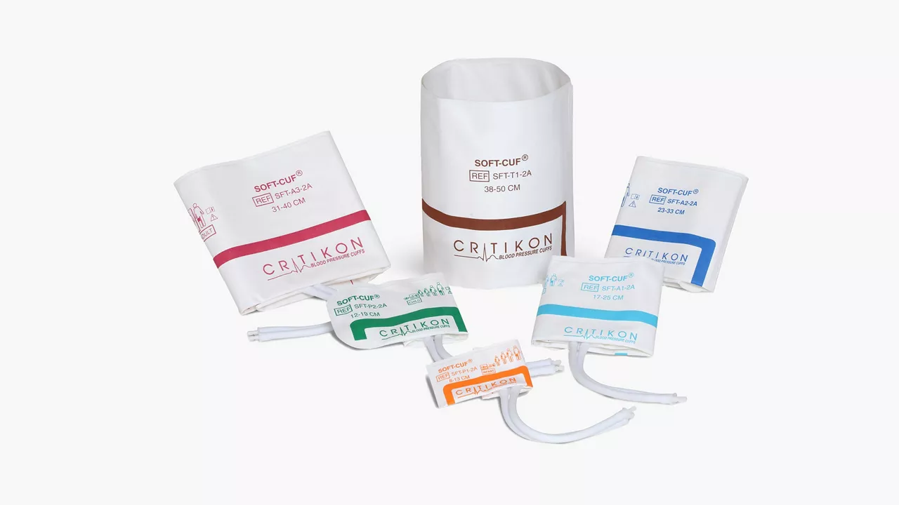 Blood pressure cuffs in various sizes.