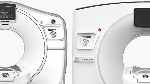 Closeup image of two Revolution machines.