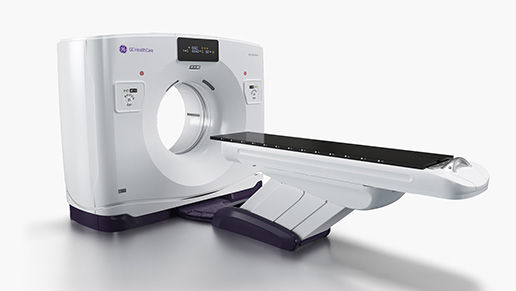 Image of a Revolution RT Gen 3 CT machine.