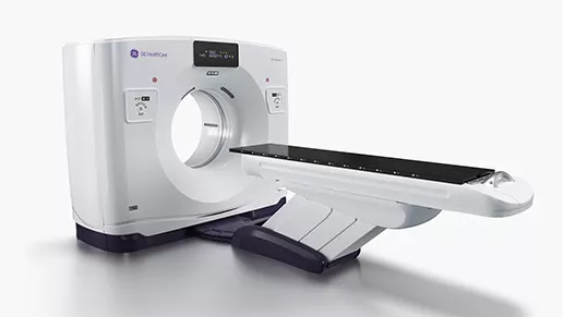 Image of a Revolution RT Gen 3 CT machine.