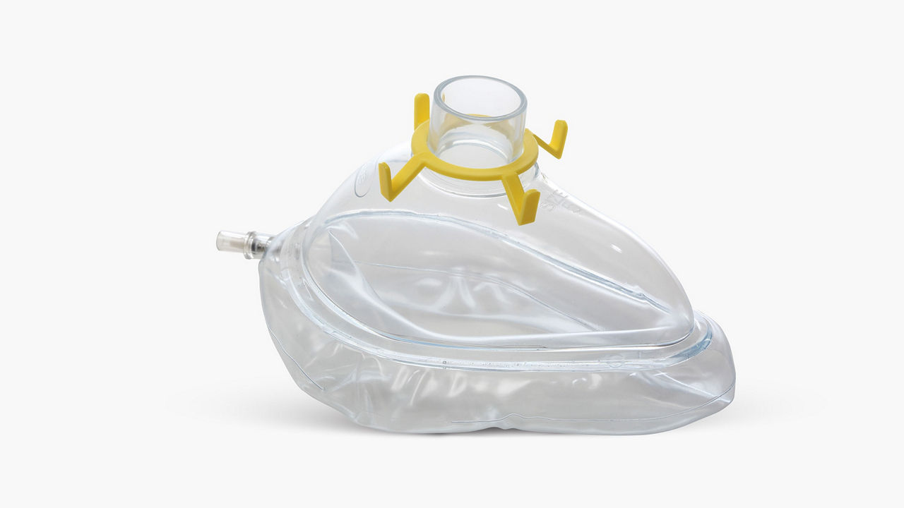 <p>Single-use anesthesia masks</p>
