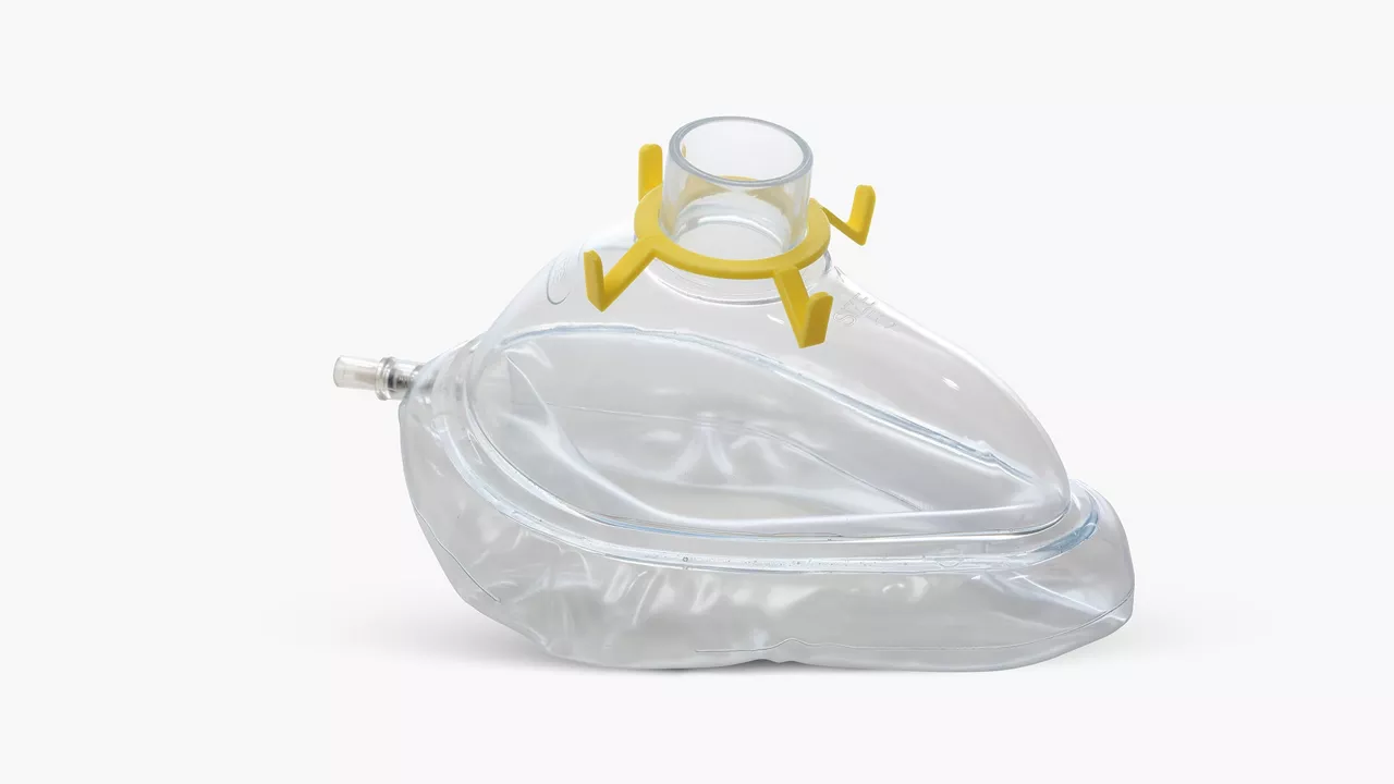 <p>Single-use anesthesia masks</p>
