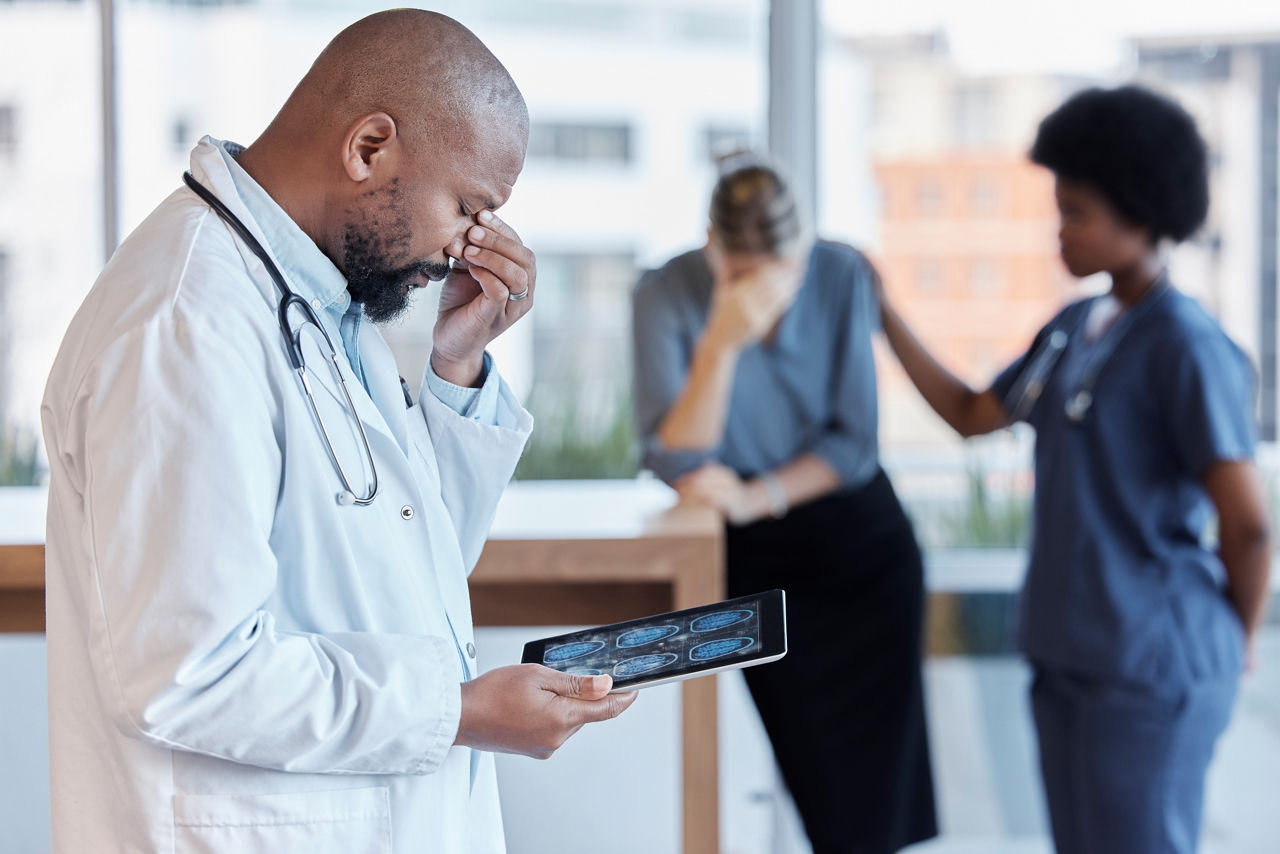 surgeon-man-and-medical-error-or-frustrated-at-hospital