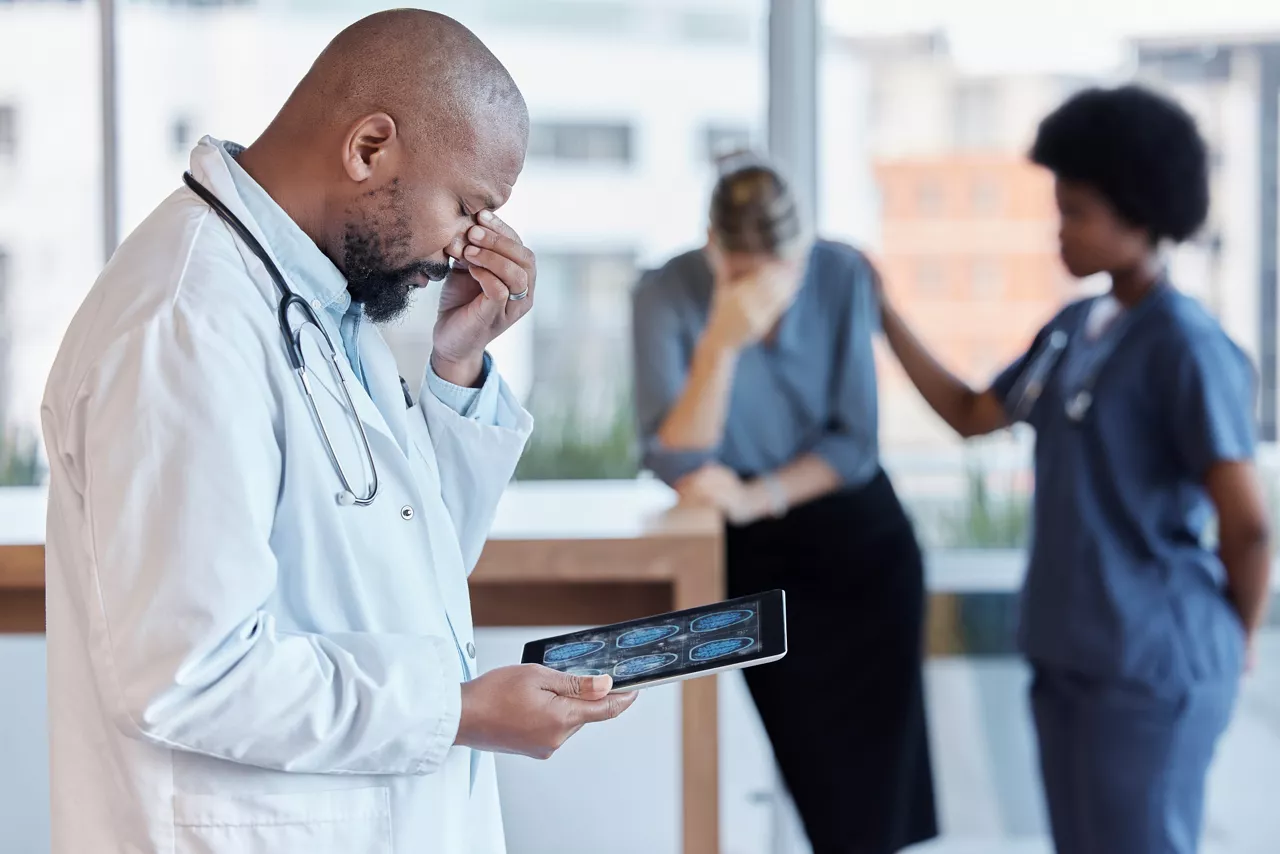 surgeon-man-and-medical-error-or-frustrated-at-hospital