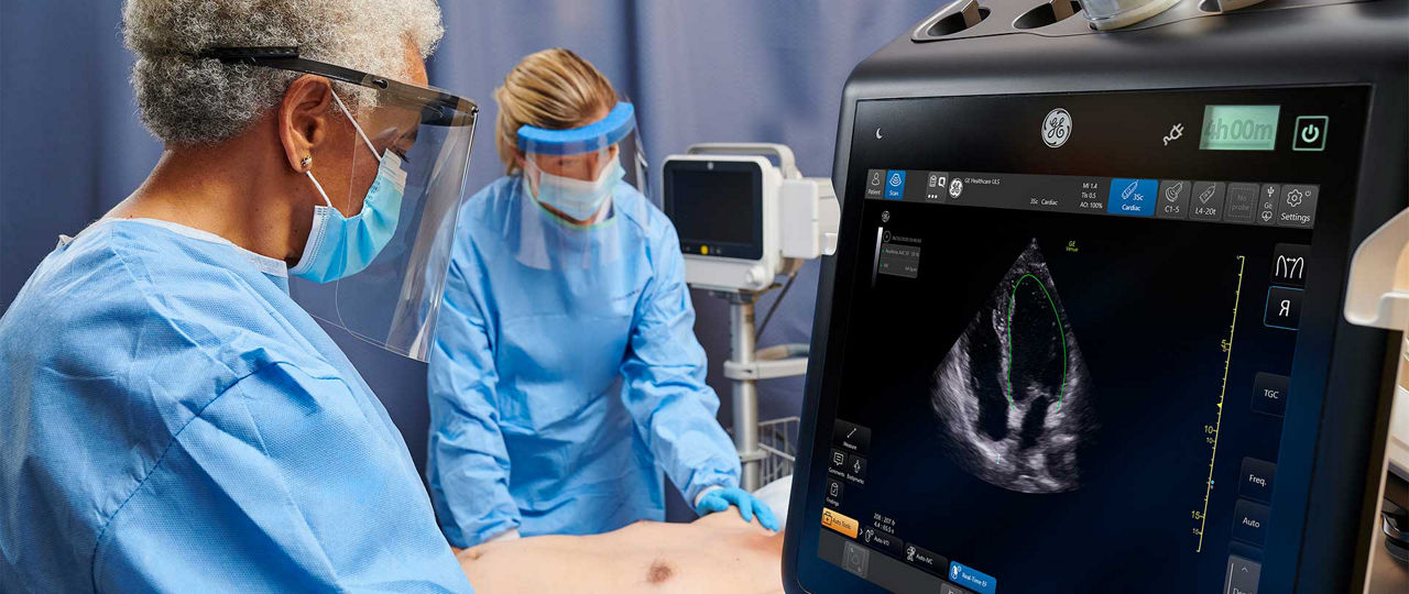 Doctor using Venue to assess a patient in operation