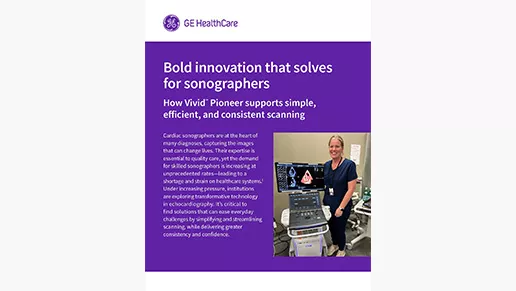 Front page of a Innovation in Ultrasound White Paper.