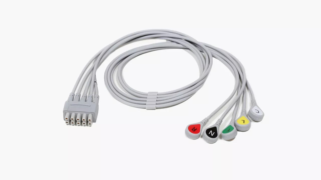 ECG cables and lead wires.
