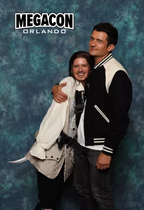 Megacon Orlando fan photo with Orlando Bloom