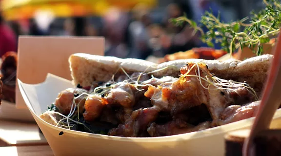 A table full of food varieties