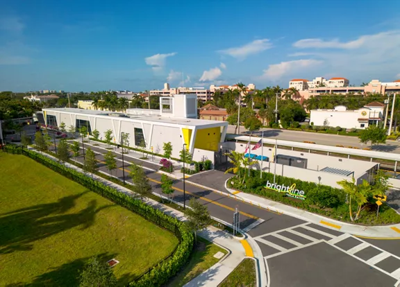 Aerial view of Boca Raton Station