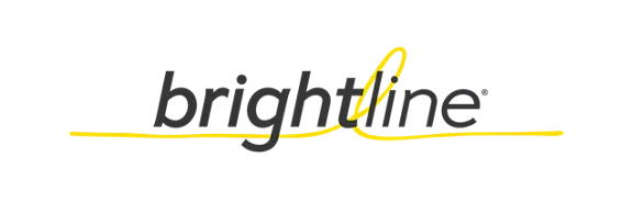 Brightline black and yellow logo