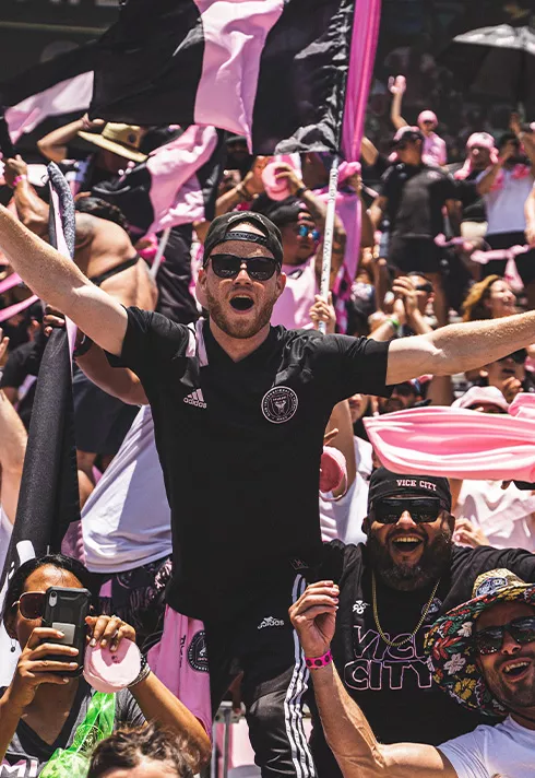 Fans at Miami CF game