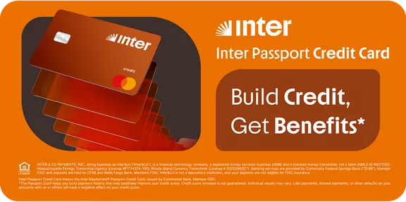 An advertisement for the Inter Passport Credit Card.