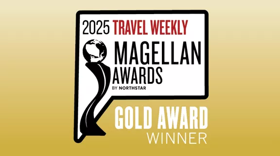 2025 Travel Weekly Magellan Awards Gold Award Winner
