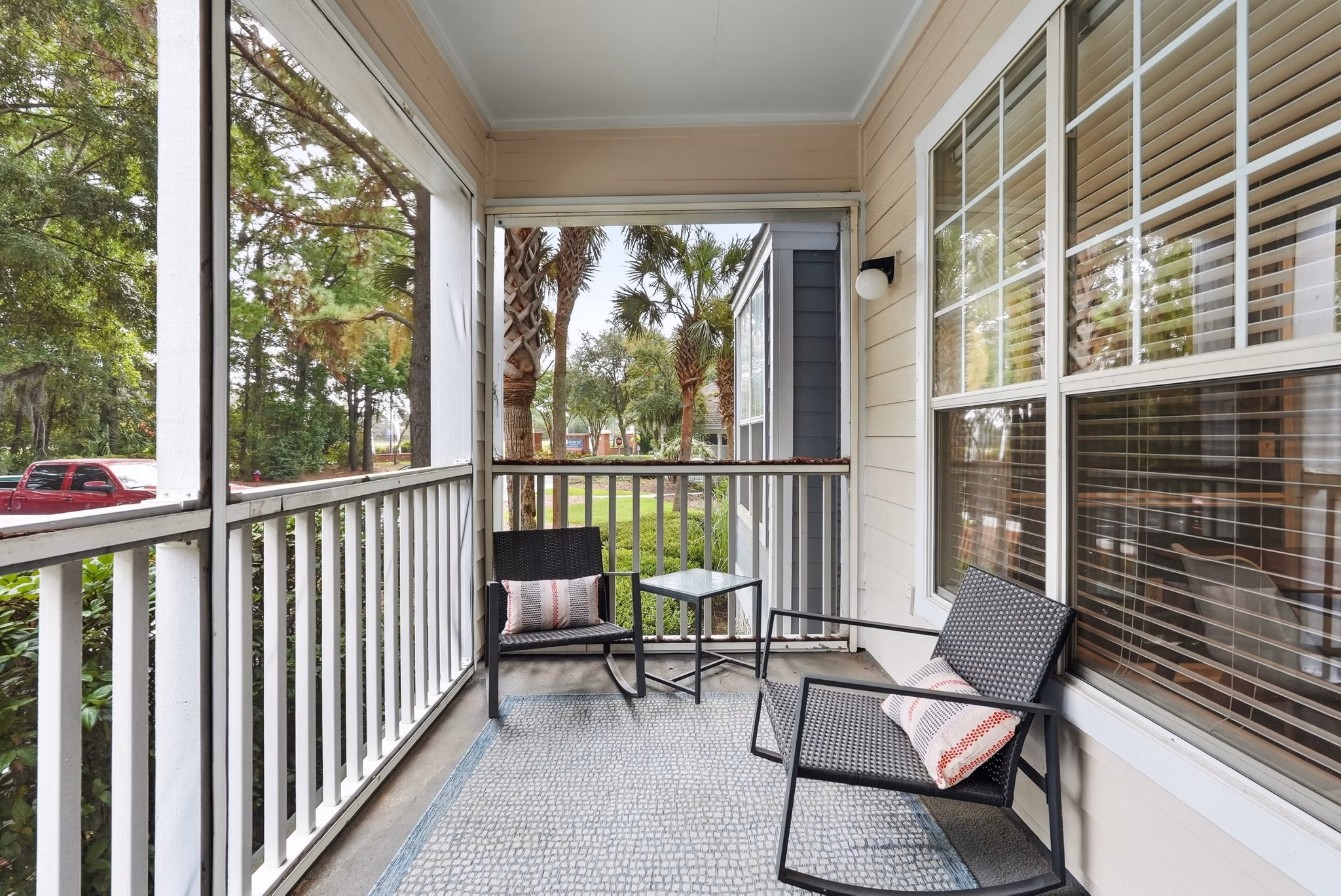 balcony at Avana Long Point Apartments