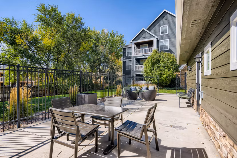 patio at Nash Springs Apartments Apartments