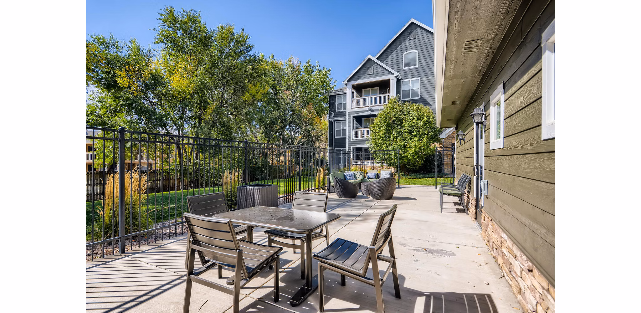 patio at Nash Springs Apartments Apartments
