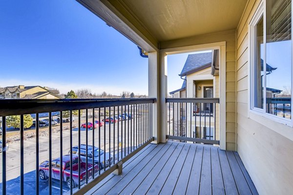 patio/balcony at Bellaire Ranch Apartments
