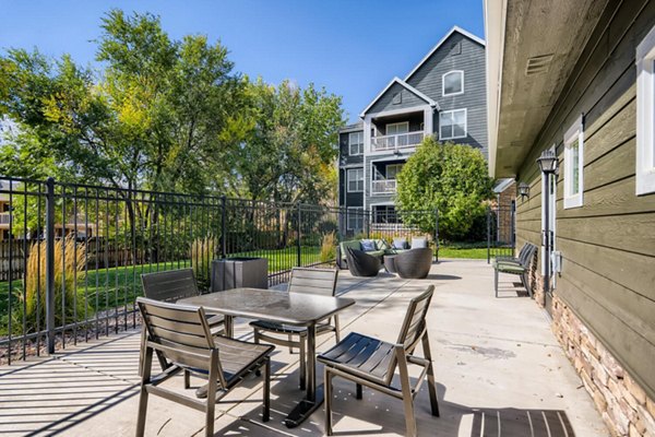 patio at Nash Springs Apartments Apartments