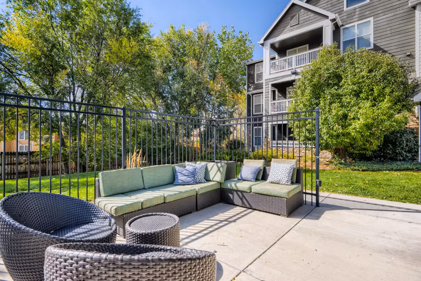 patio at Nash Springs Apartments Apartments