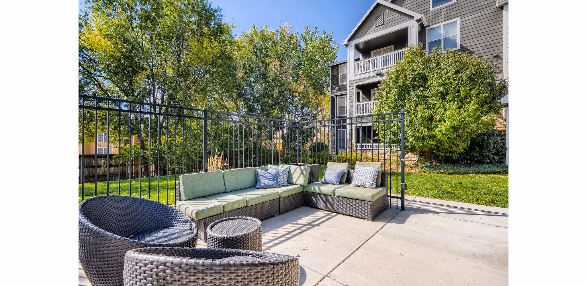 patio at Nash Springs Apartments Apartments