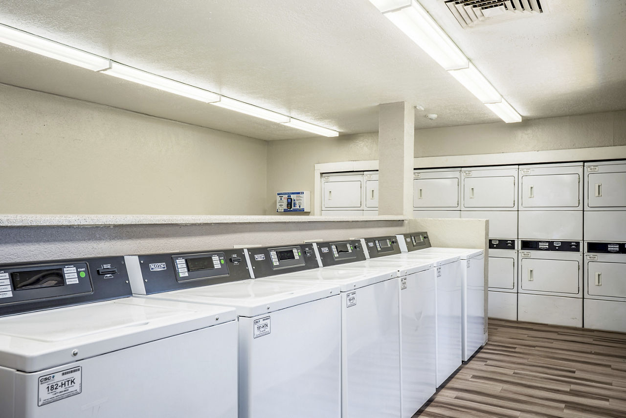 Laundry room at Eagle Point Apartments