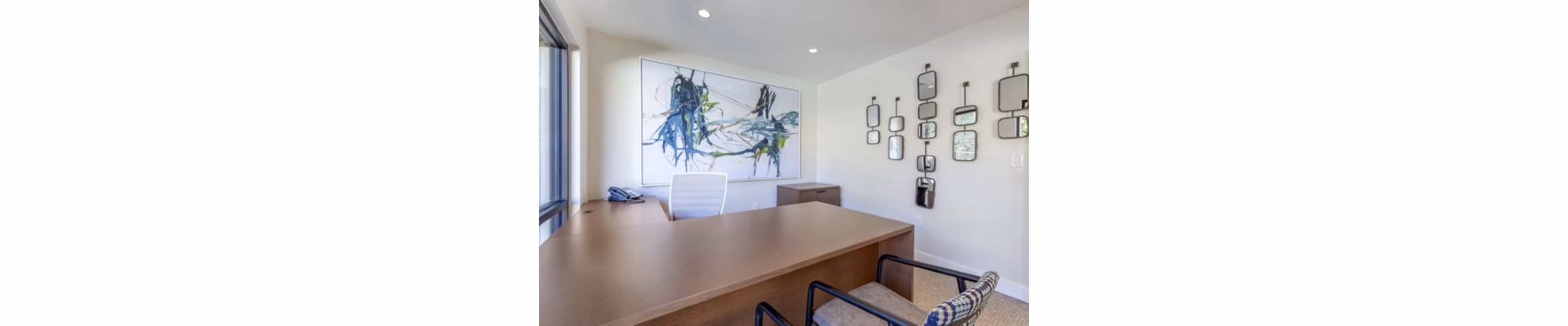 Leasing office with modern design at Avana Tempe Apartments, offering excellent customer service and amenities for prospective residents