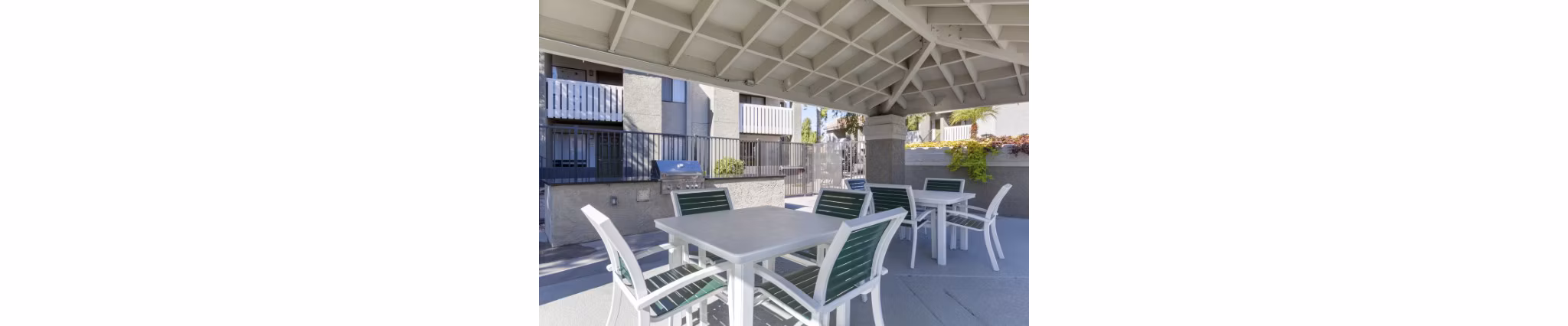 Modern grill area with seating at Avana Tempe Apartments