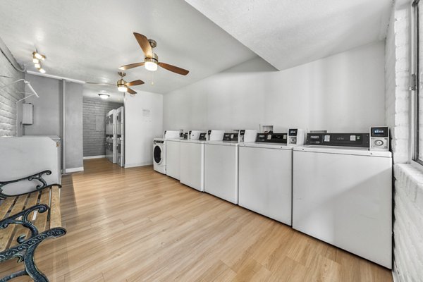 laundry room at Fountain Plaza Apartments 