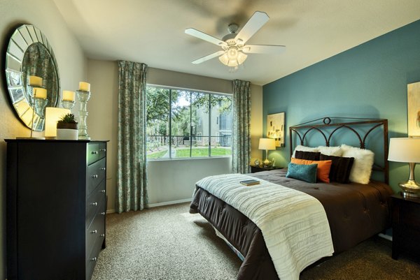 bedroom at Stonebridge Ranch Apartments