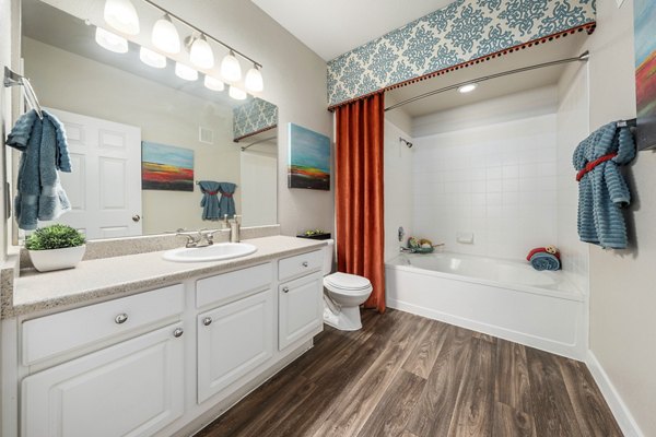 bathroom at Stonebridge Ranch Apartments