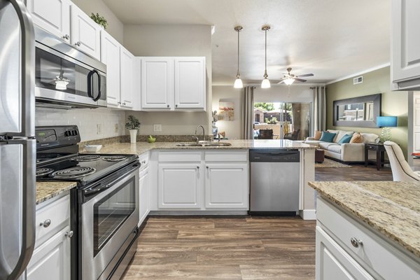 kitchen at Stonebridge Ranch Apartments