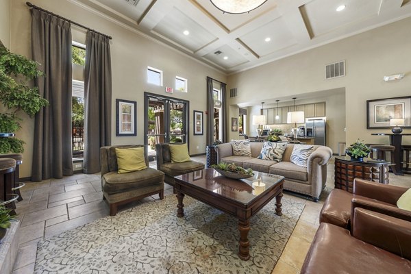 living room at Stonebridge Ranch Apartments